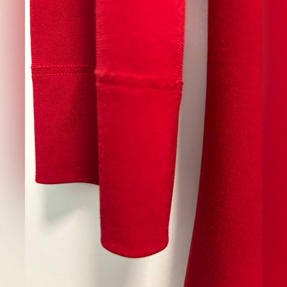 Donna Ricco Red Ruffle Midi Dress - Picture 5 of 7